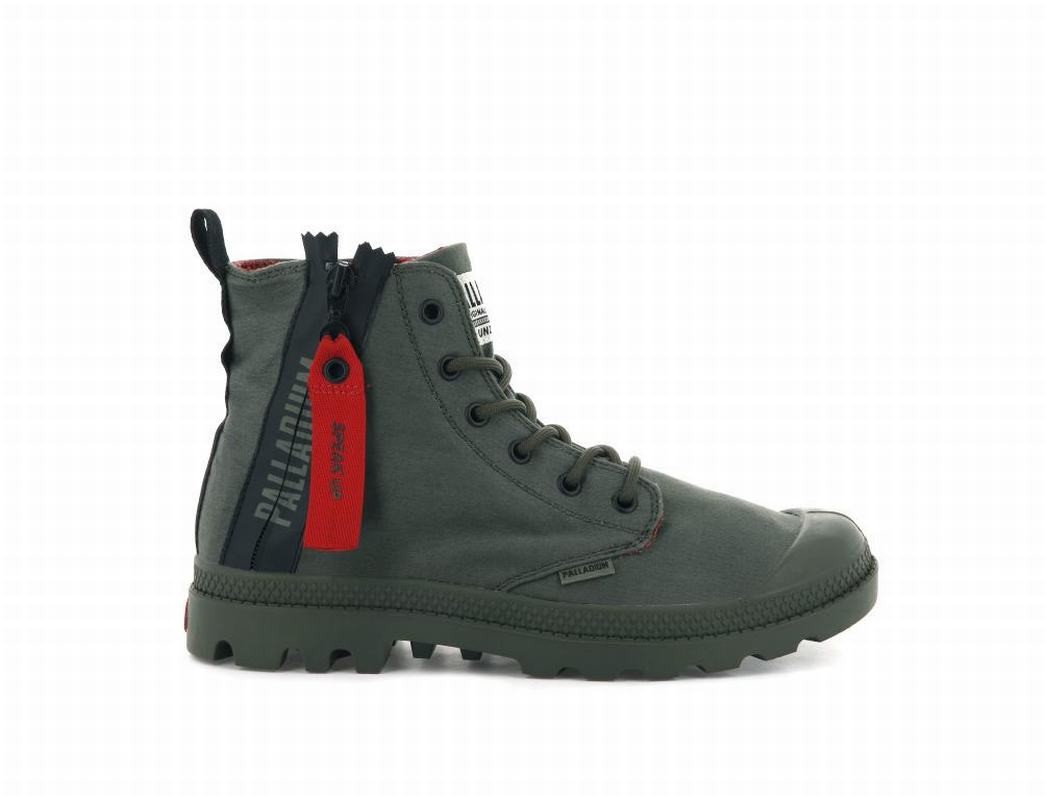 Botas Palladium Pampa Unzipped Hombre - Verde Oliva ||TPWK-15087||